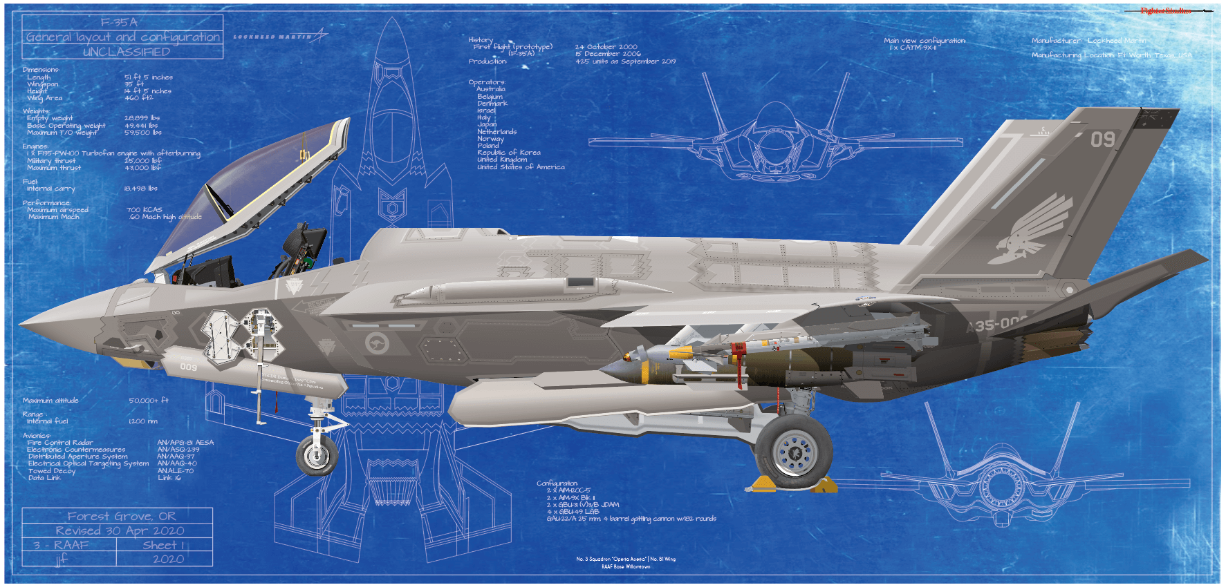 F-35A Lightning II, No 3 Squadron (RAAF) 